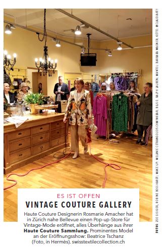 Vintage Couture Gallery in der Brigitte Schweiz!