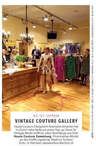 Vintage Couture Gallery in Brigitte Switzerland!